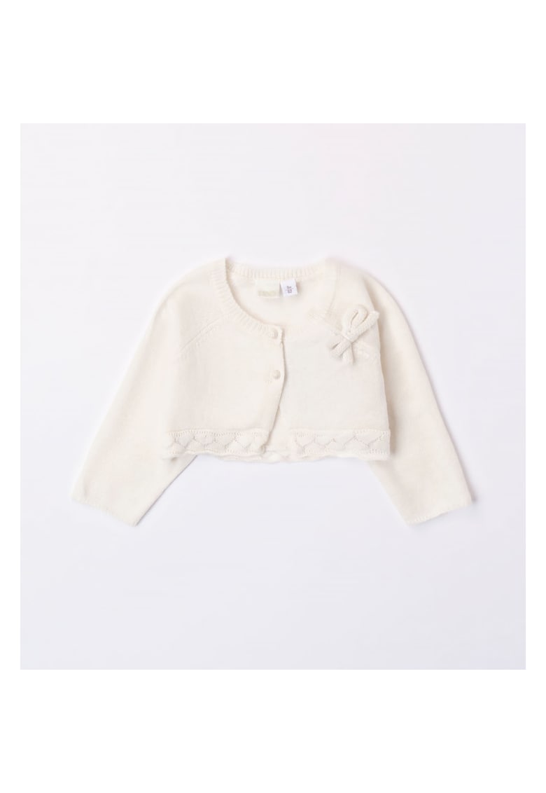 Cardigan pentru fetite I Do - 4.7254 - Alb Nature