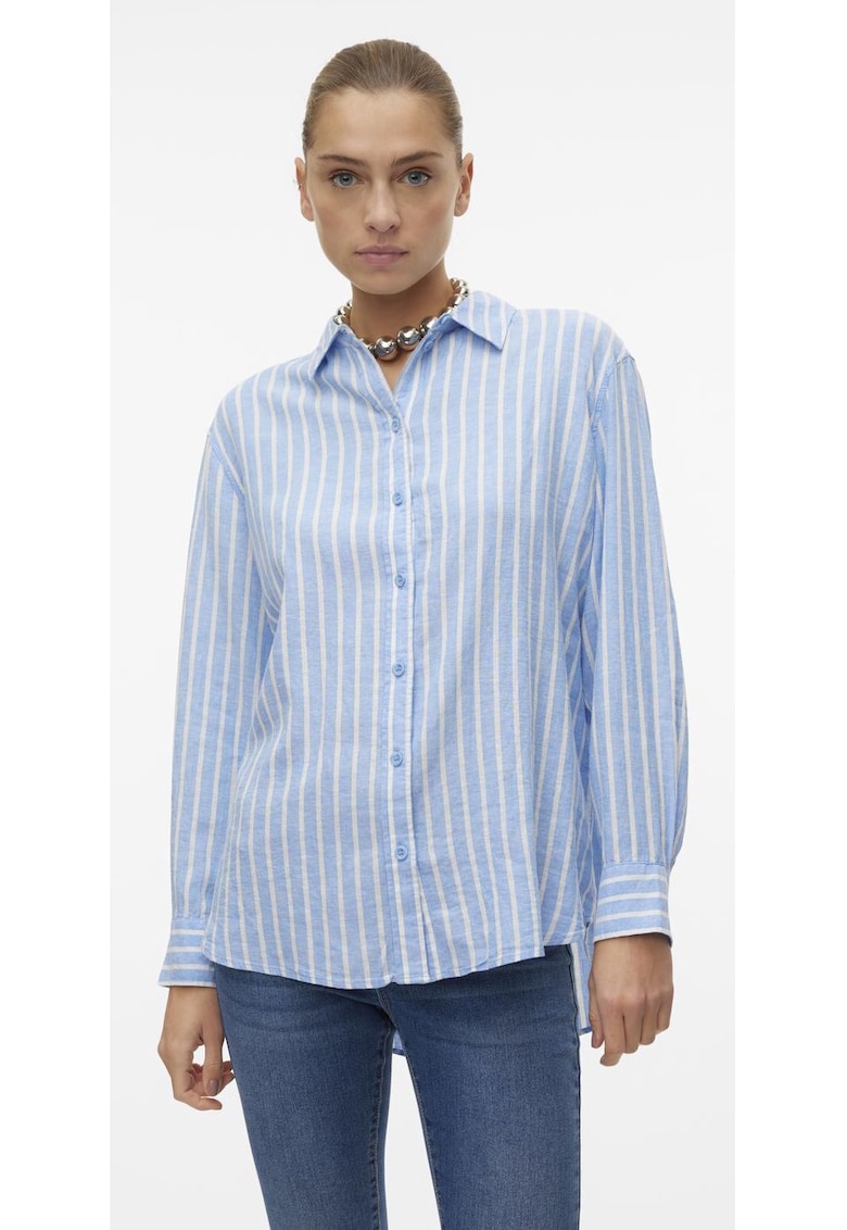 Bluza dama 7319 - Viscoza - Albastru