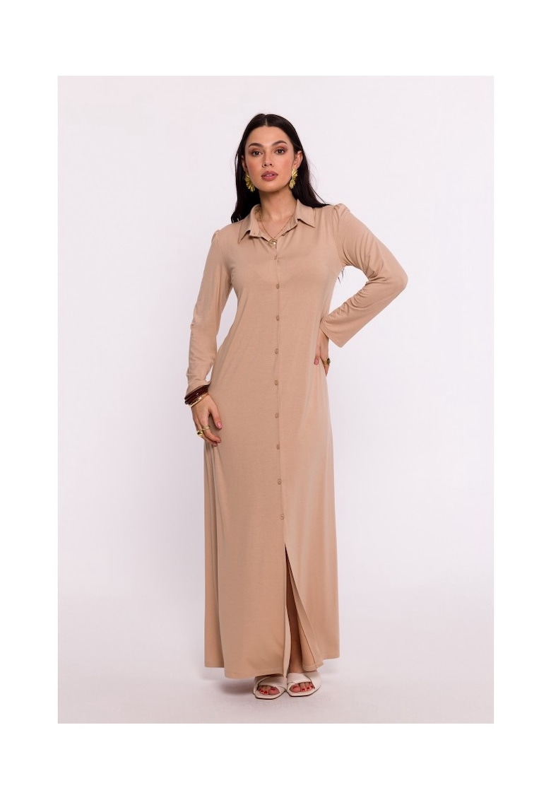 Rochie din vascoza cu nasturi - Rochie din vascoza cu nasturi -