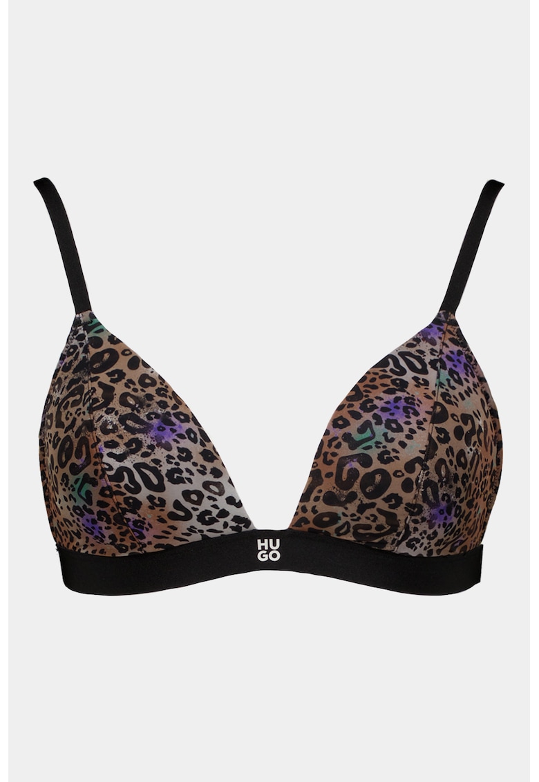 Sutien triunghiular cu animal print