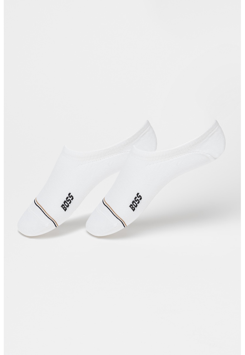 Set de sosete foarte scurte Iconic - 2 perechi - Alb