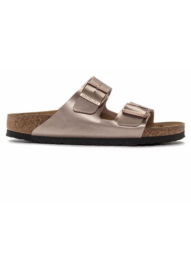 Papuci Arizona Bf Piele intoarsa - Galben