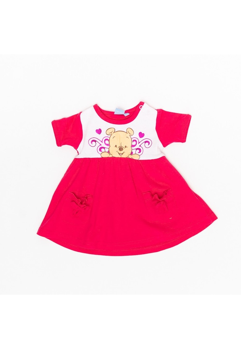 Rochita fete - cu imprimeu - JDK1297 - Fucsia
