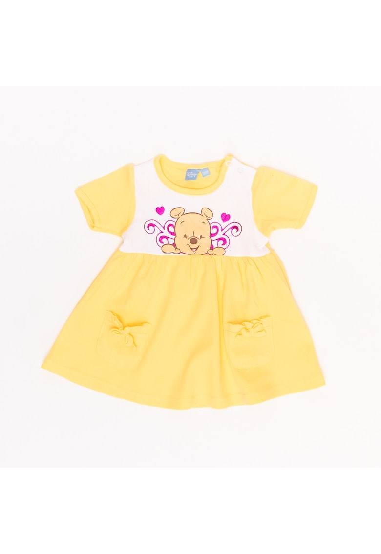 Rochita fete - cu imprimeu - JDK1297 - Galben