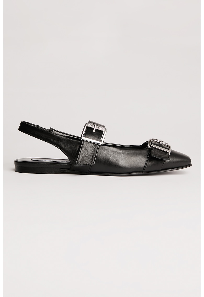 Balerini slingback din piele