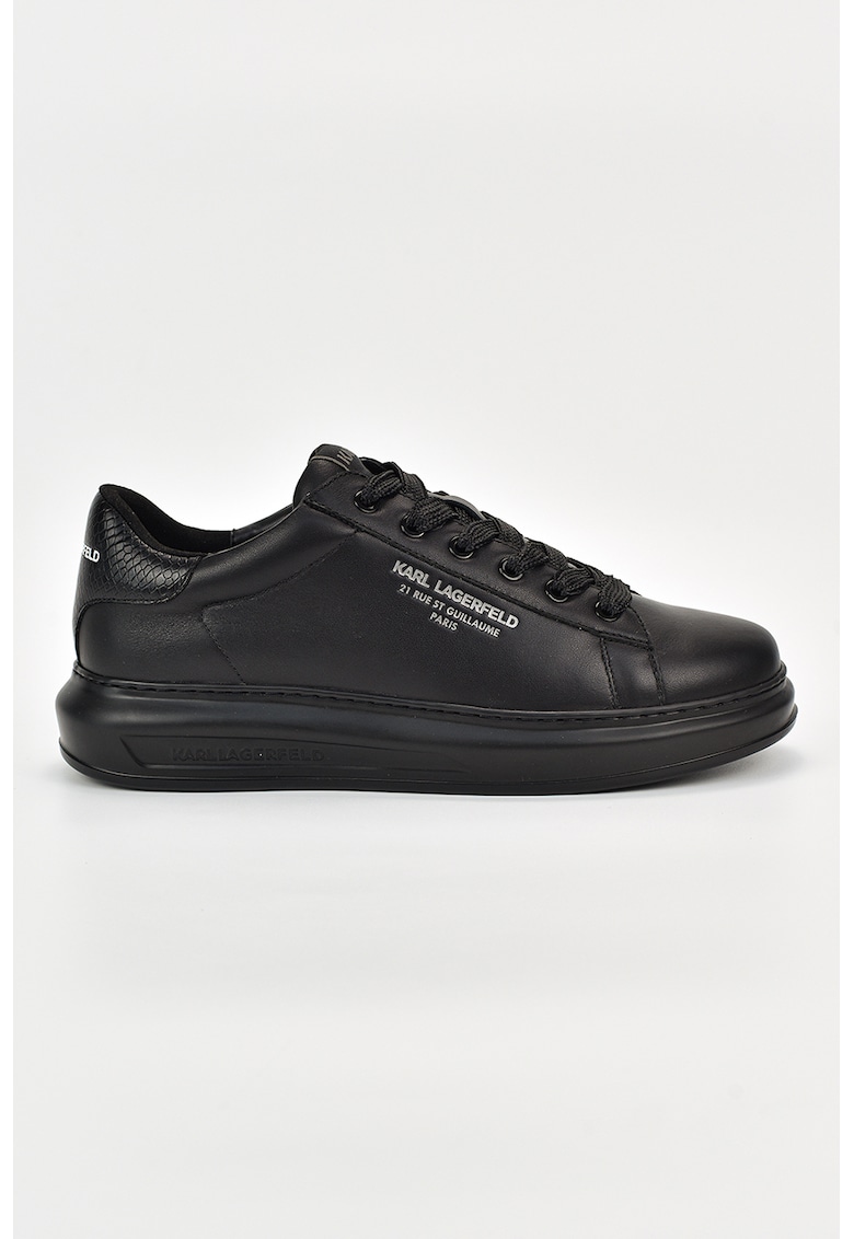 Pantofi sport low-cut din piele cu detalii logo