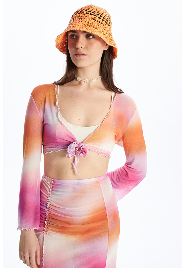 Bluza crop tie-dye