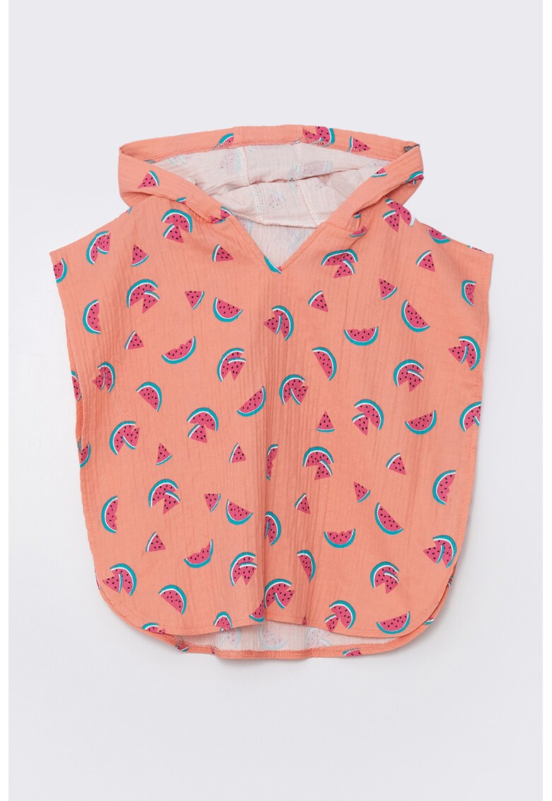 Poncho de plaja cu gluga