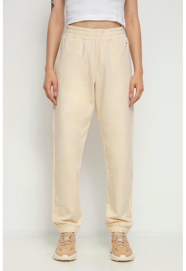 Pantaloni trening dama - Bumbac - Bej