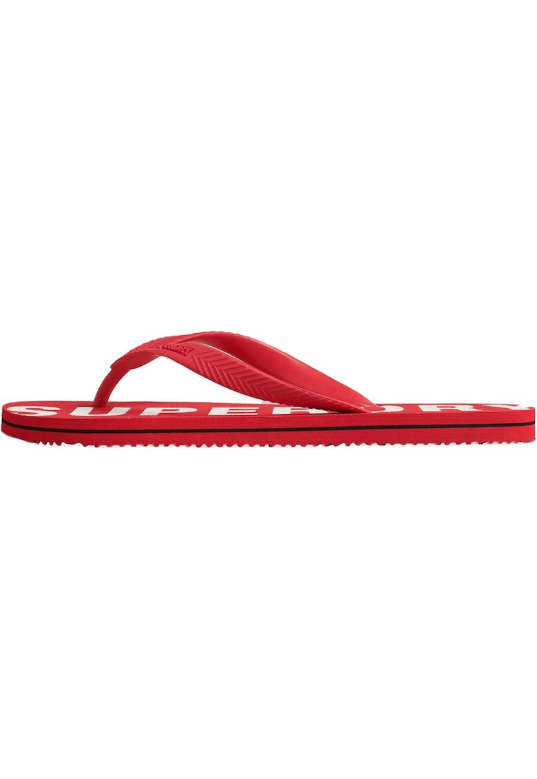 Slapi barbati Superdry Essential Plastic - Rosu