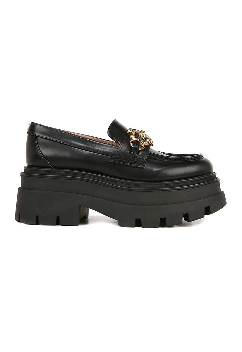 CIRCUS BY SAM EDELMAN Мокасини Brooklyn от еко кожа с метален детайл за Жени CIRCUS BY SAM EDELMAN Мокасини Brooklyn от еко кожа с метален детайл за Жени