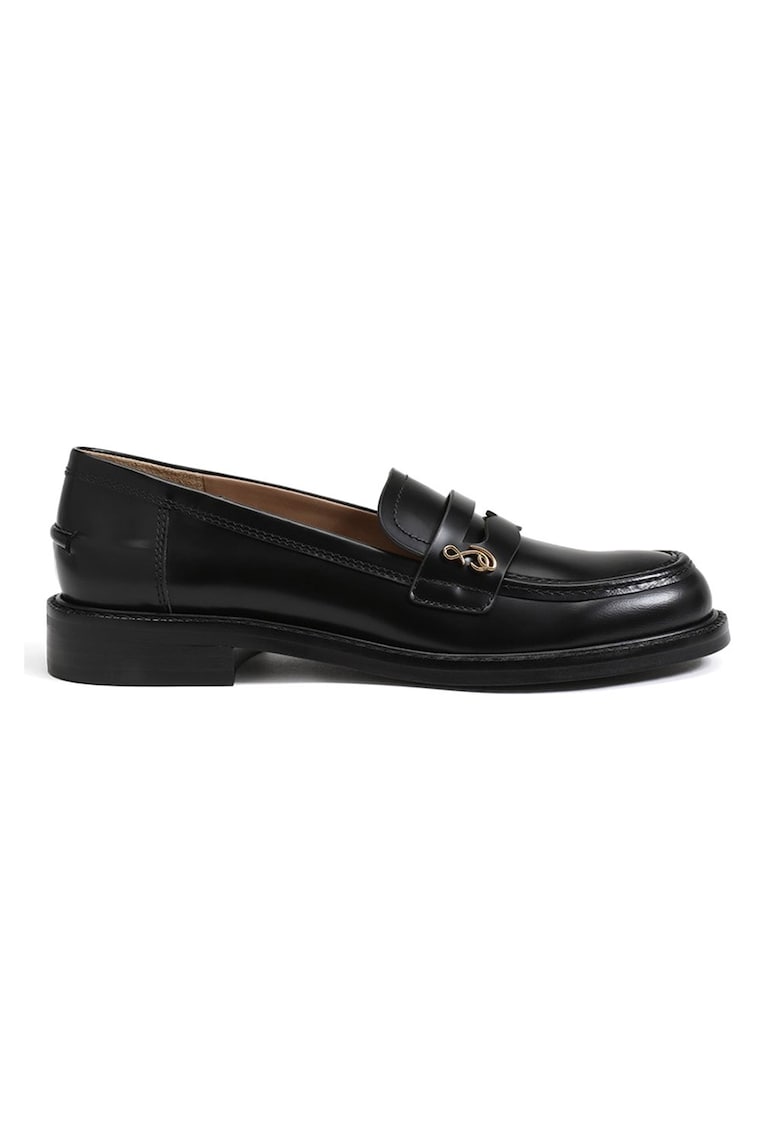 Pantofi loafer uni de piele ecologica Colin