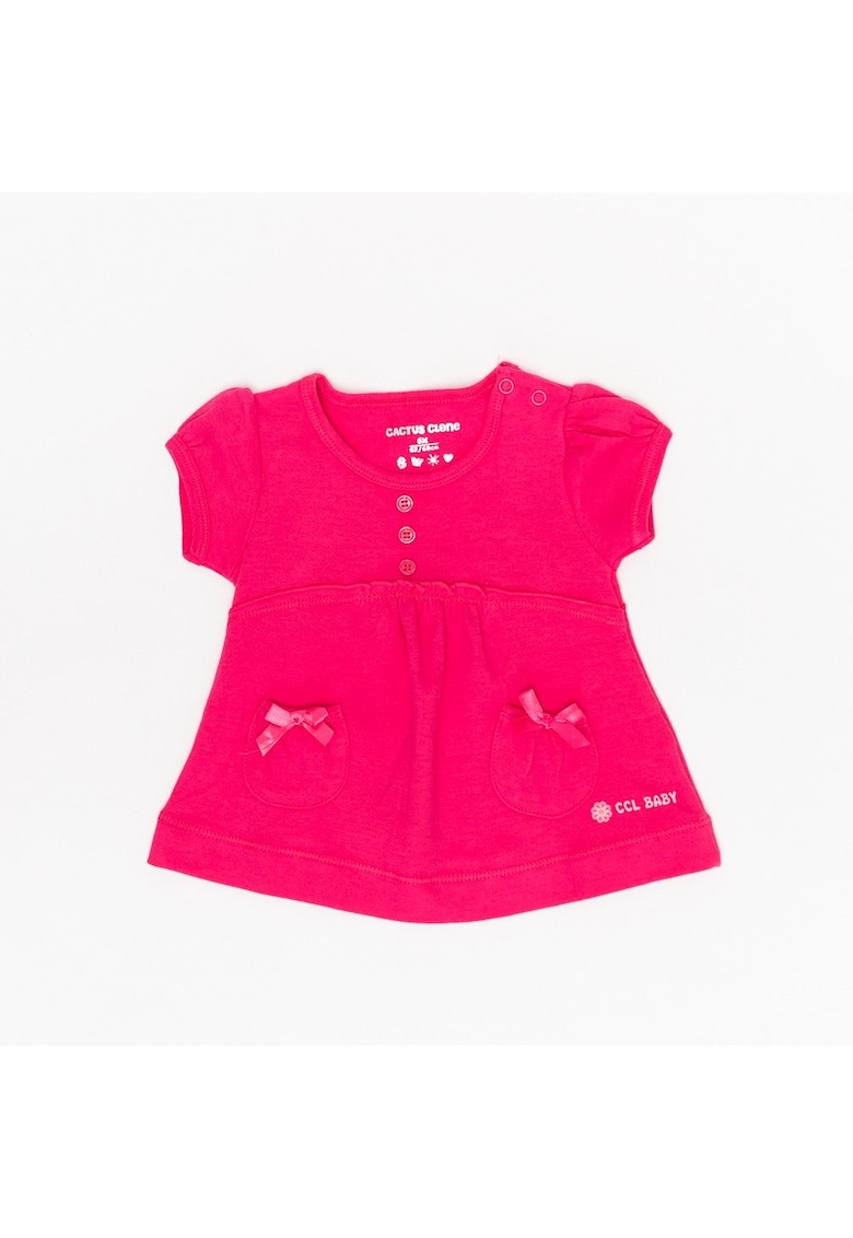 Tricou fete - cu fundite - JTK1199 - Fucsia