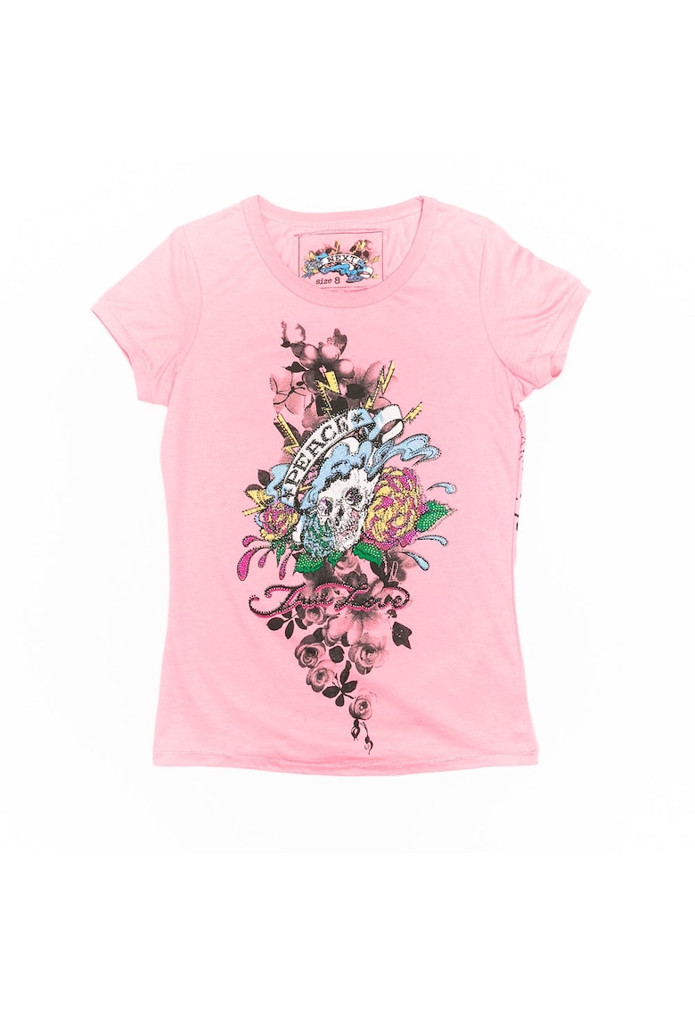 Tricou - fete - cu - Roz