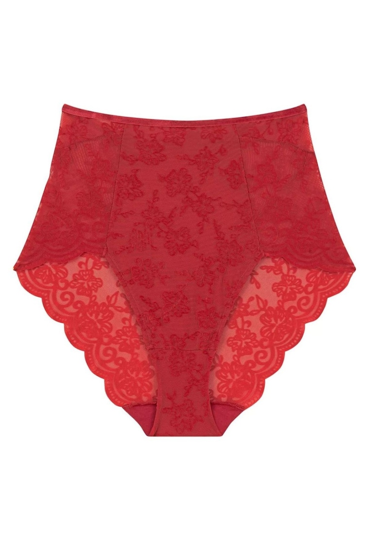 Chiloti cu talie inalta Amourette 300 Rococo Panty - - Rosu