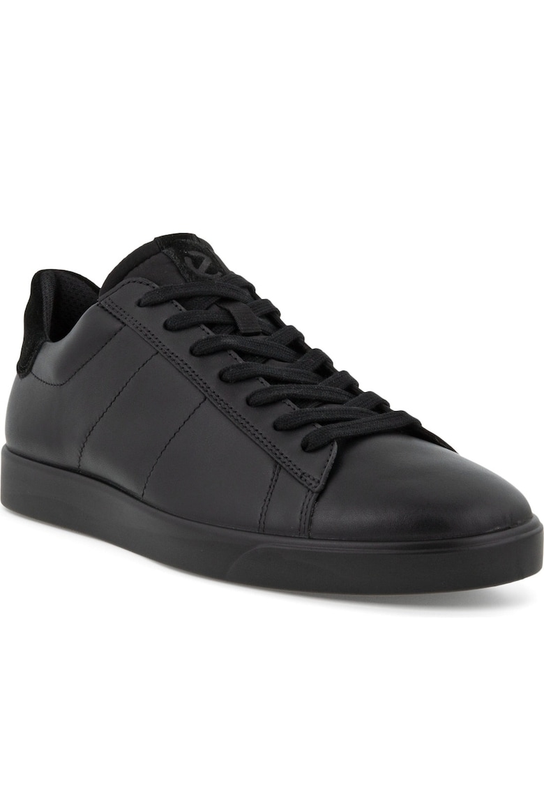 Tenisi barbati piele naturala - negru - Negru