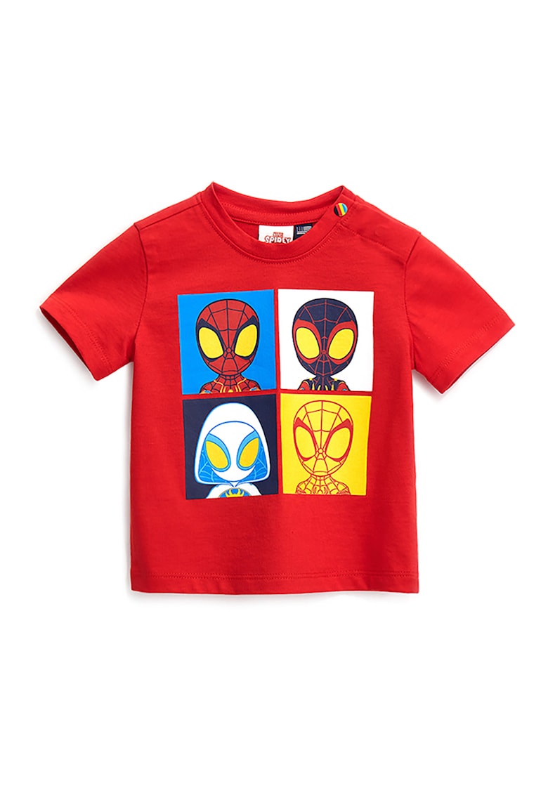 Tricou de bumbac cu imprimeu Spider-Man Tricou de bumbac cu imprimeu Spider-Man