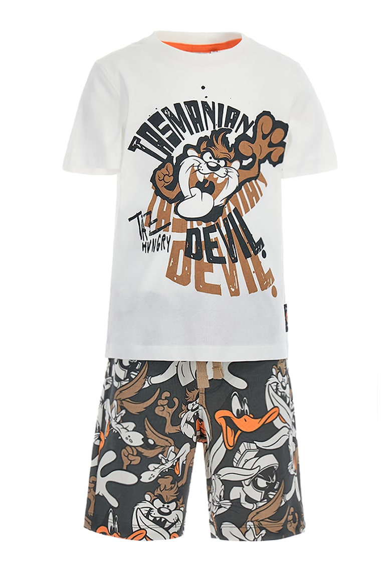 Set de tricou si pantaloni scurti cu imprimeu Looney Tunes