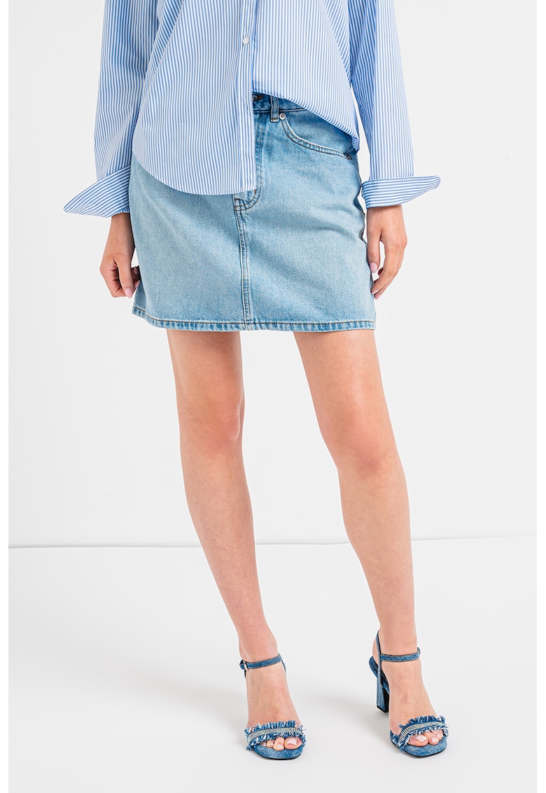 Fusta din denim Gami - Albastru deschis