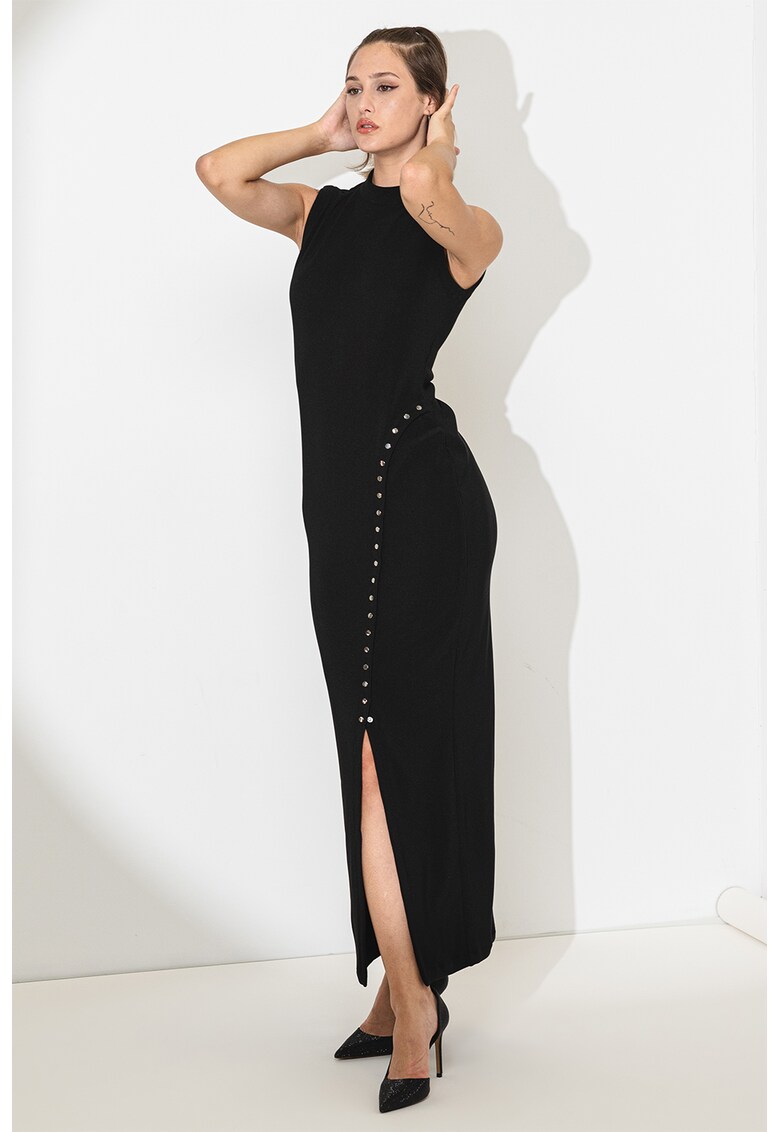 Rochie maxi bodycon cu slit Nelissi