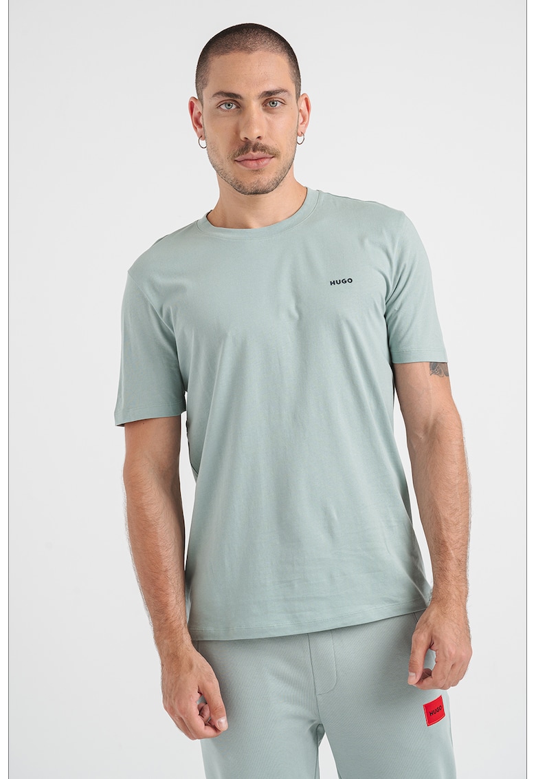 Tricou din bumbac Dero - Verde persan