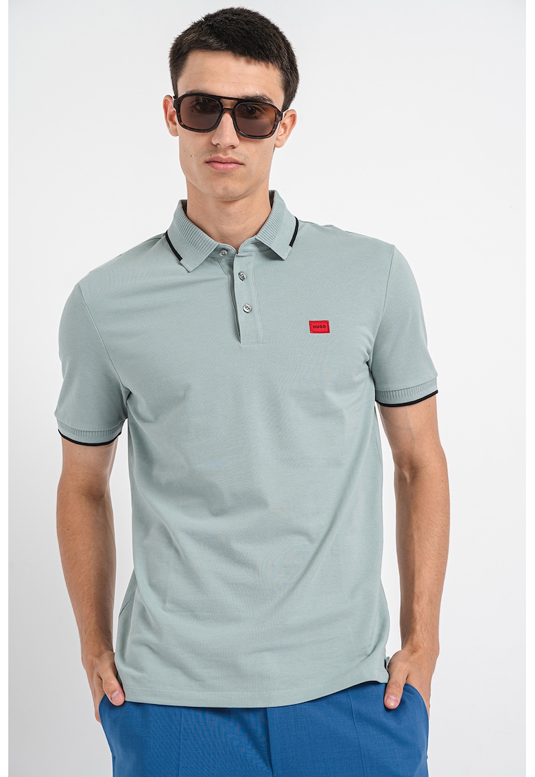 Tricou polo slim fit Deresino