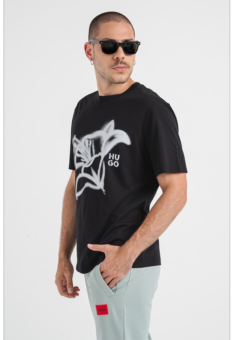 Tricou lejer cu imprimeu Dablumo