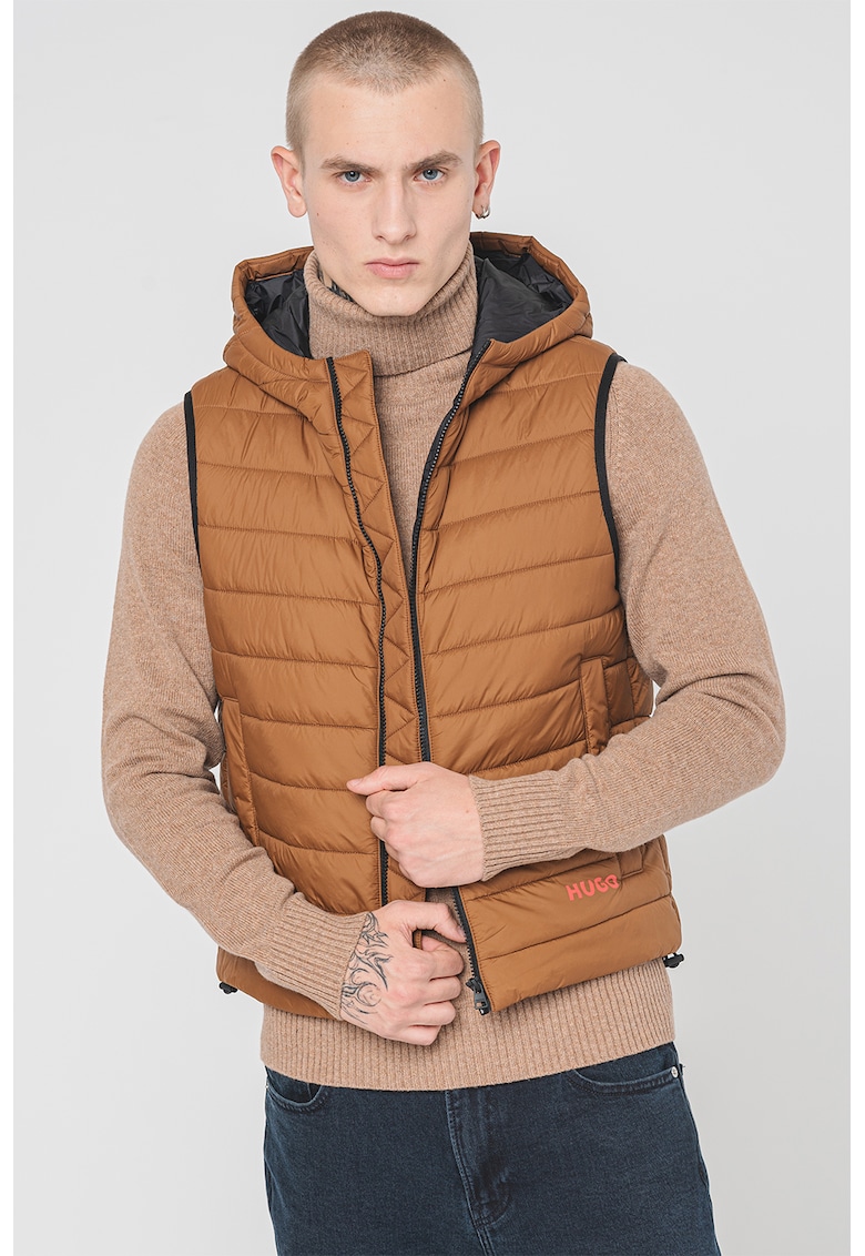 Vesta matlasata cu gluga Breneto