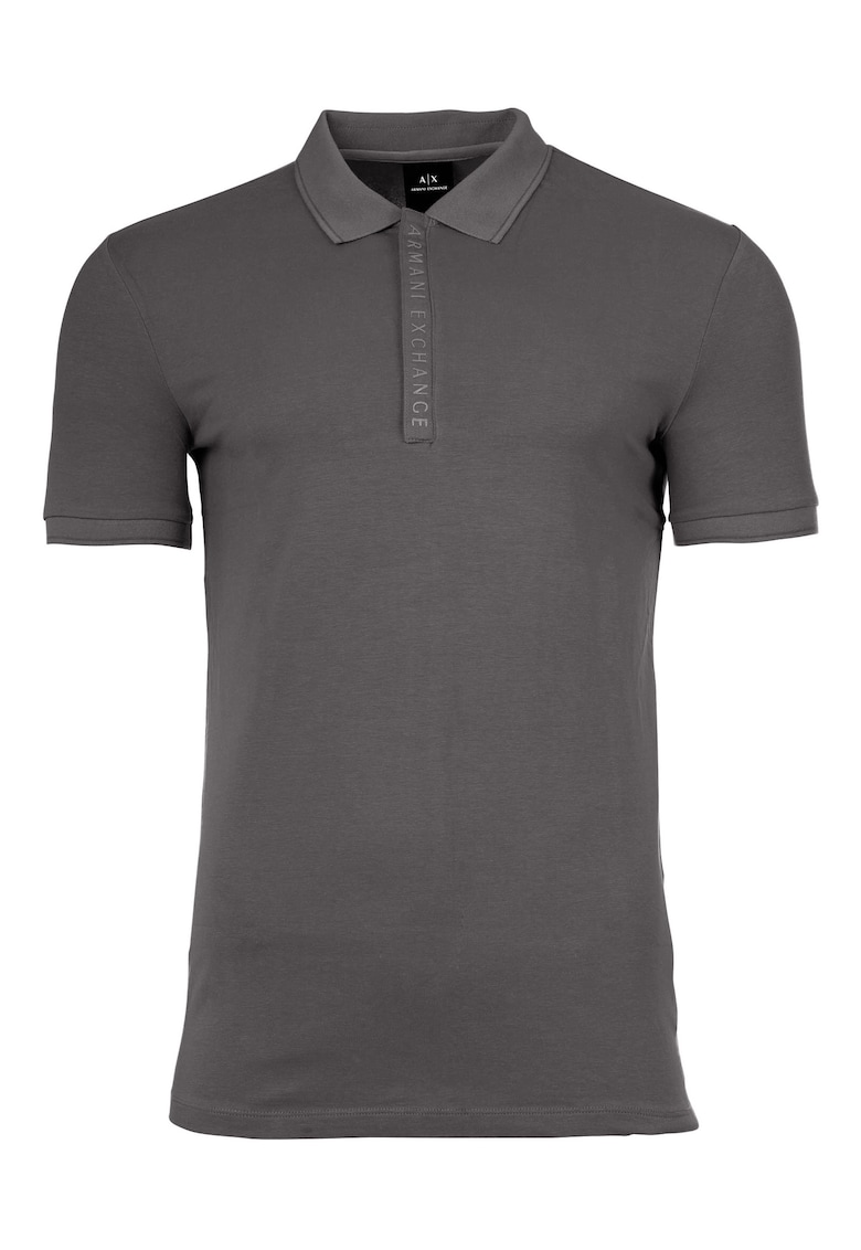 Tricou polo slim fit din amestec de bumbac