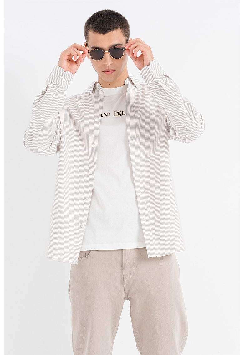 Camasa de bumbac cu dungi