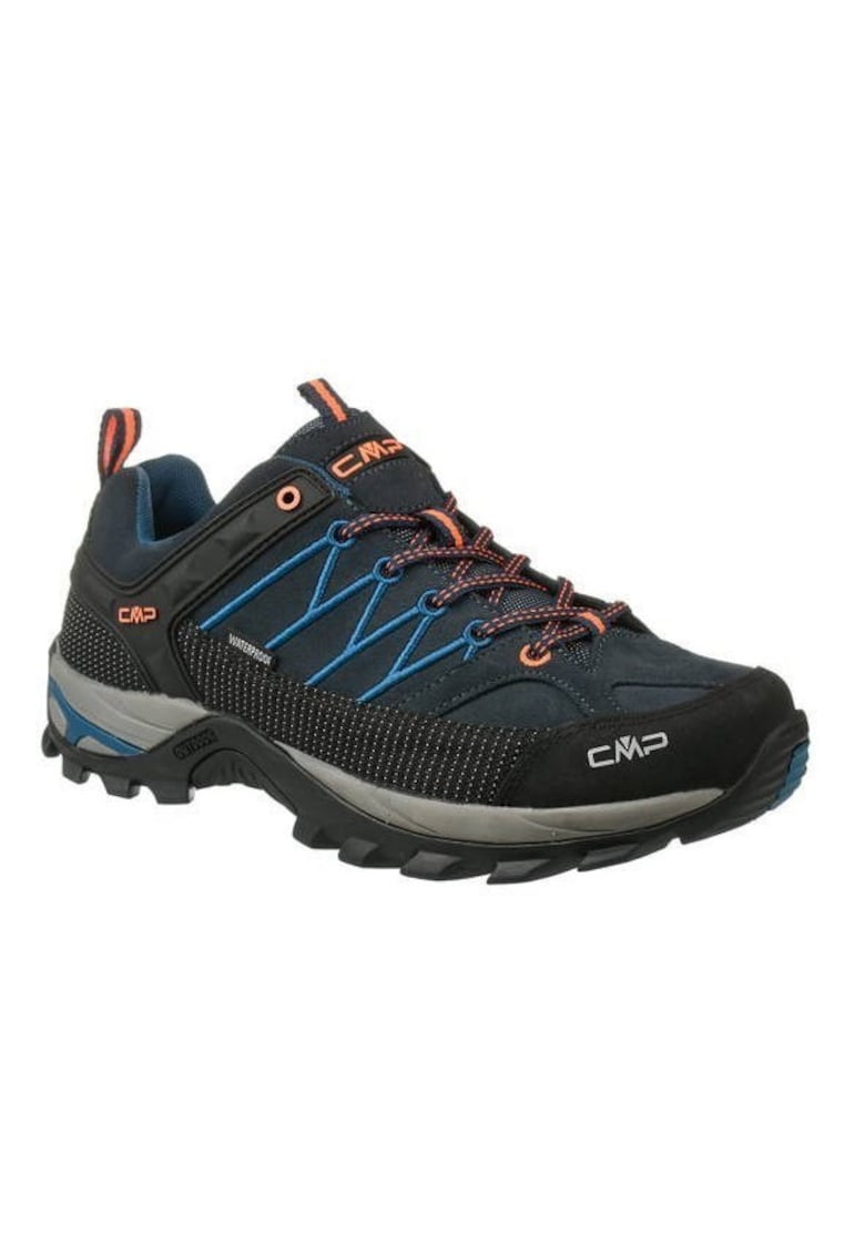 Pantofi Piele naturala - Trekking - Negru - Negru