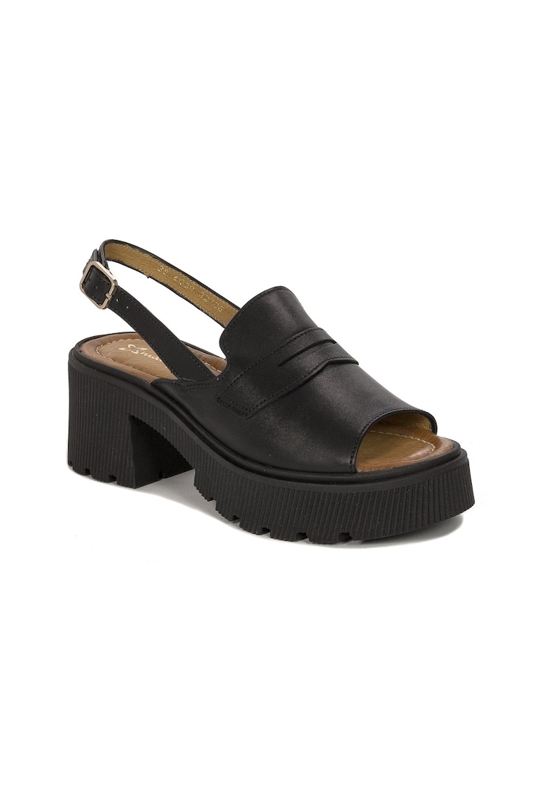 Sandale dama - 744686 - Piele naturala - Negru