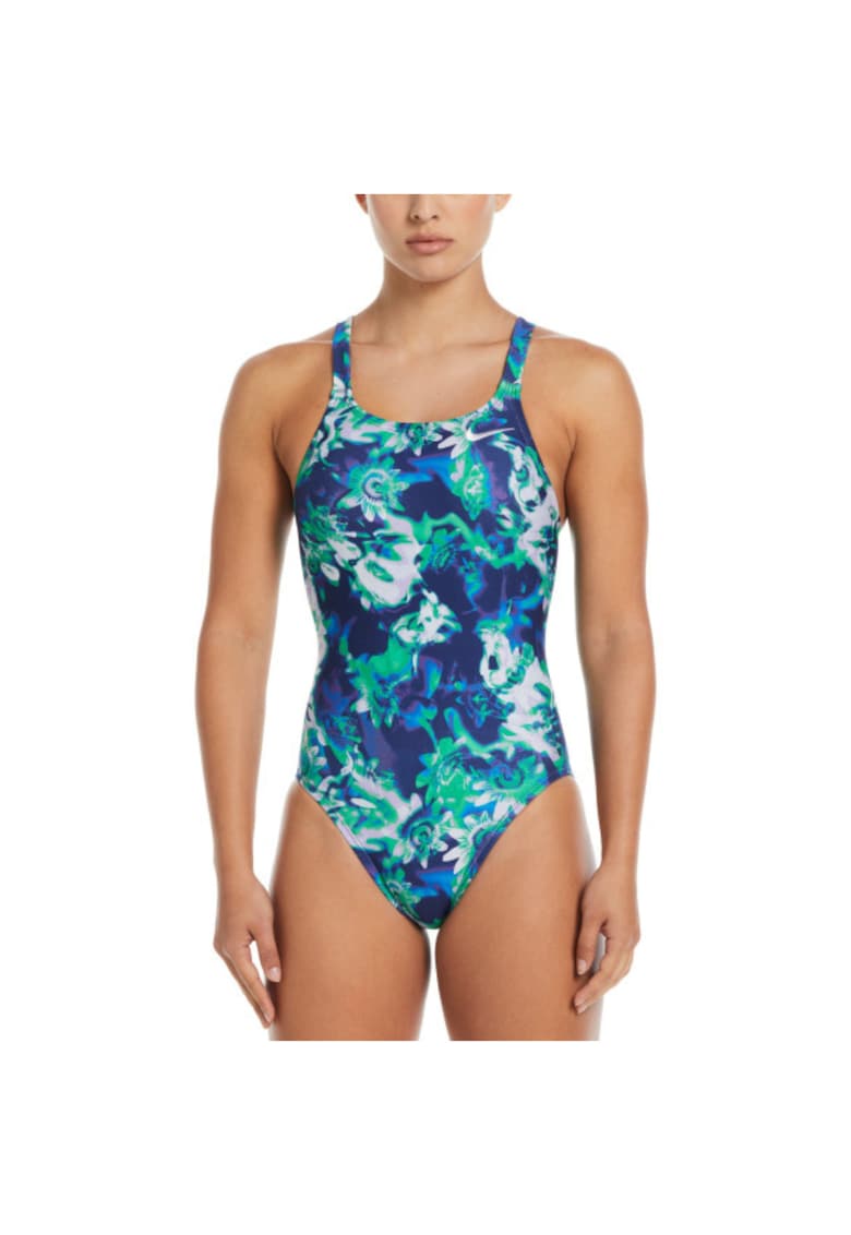 Costum inot piscina femei Multi Print Fastback One Piece - Bleumarin