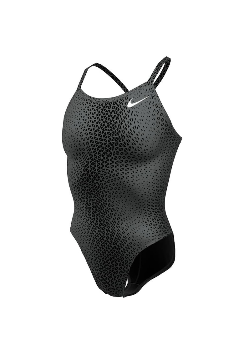 Costum inot piscina femei Racerback One Piece - negru