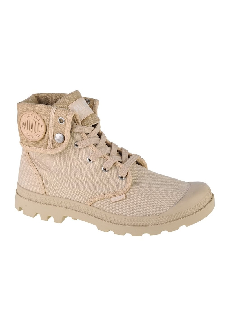 Tenisi hi-top cu varf cu pelicula de cauciuc Baggy - Bej