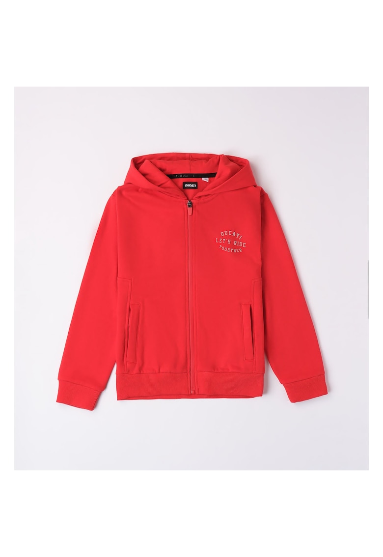 Hanorac cu gluga pentru baieti - G.7619 - Rosu