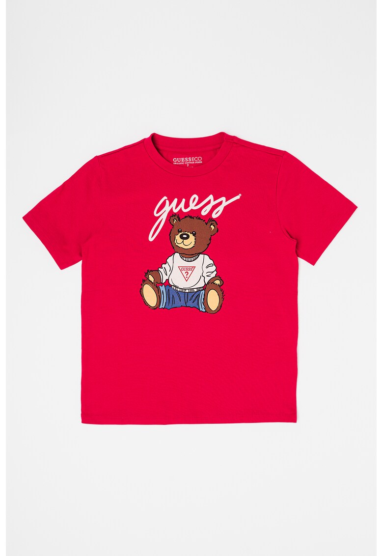 GUESS - Tricou cu imprimeu grafic