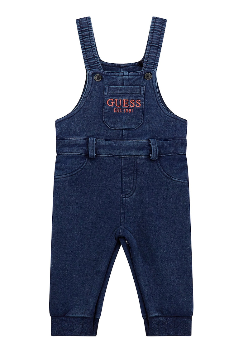 GUESS - Salopeta lunga cu logo brodat