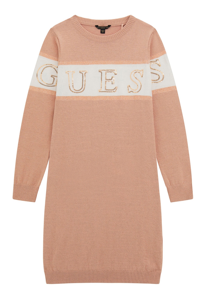 GUESS - Rochie midi tricotata cu logo