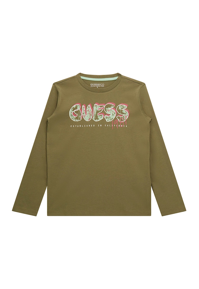 GUESS - Bluza cu imprimeu logo