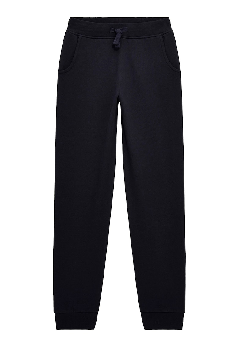 GUESS - Pantaloni de trening de bumbac talie ajustabila