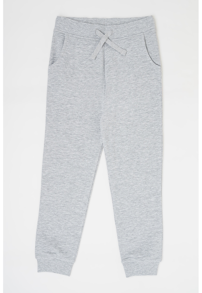 GUESS - Pantaloni de trening de bumbac talie ajustabila