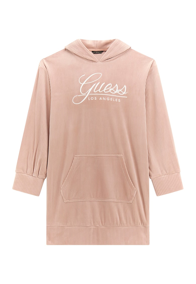 GUESS - Rochie cu gluga si logo