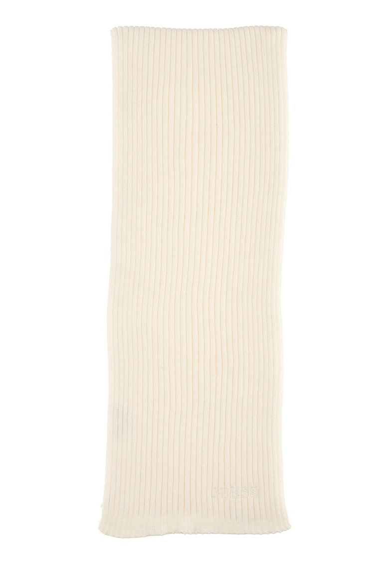 Fular striat cu logo brodat