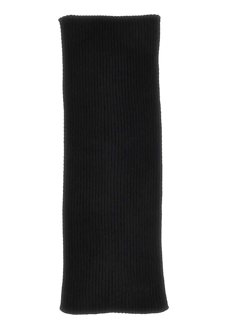 Fular striat cu logo brodat