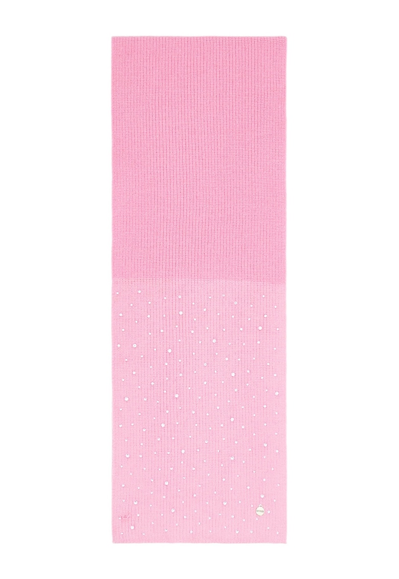 Fular din tricot cu aplicatii de strasuri Fular din tricot cu aplicatii de strasuri