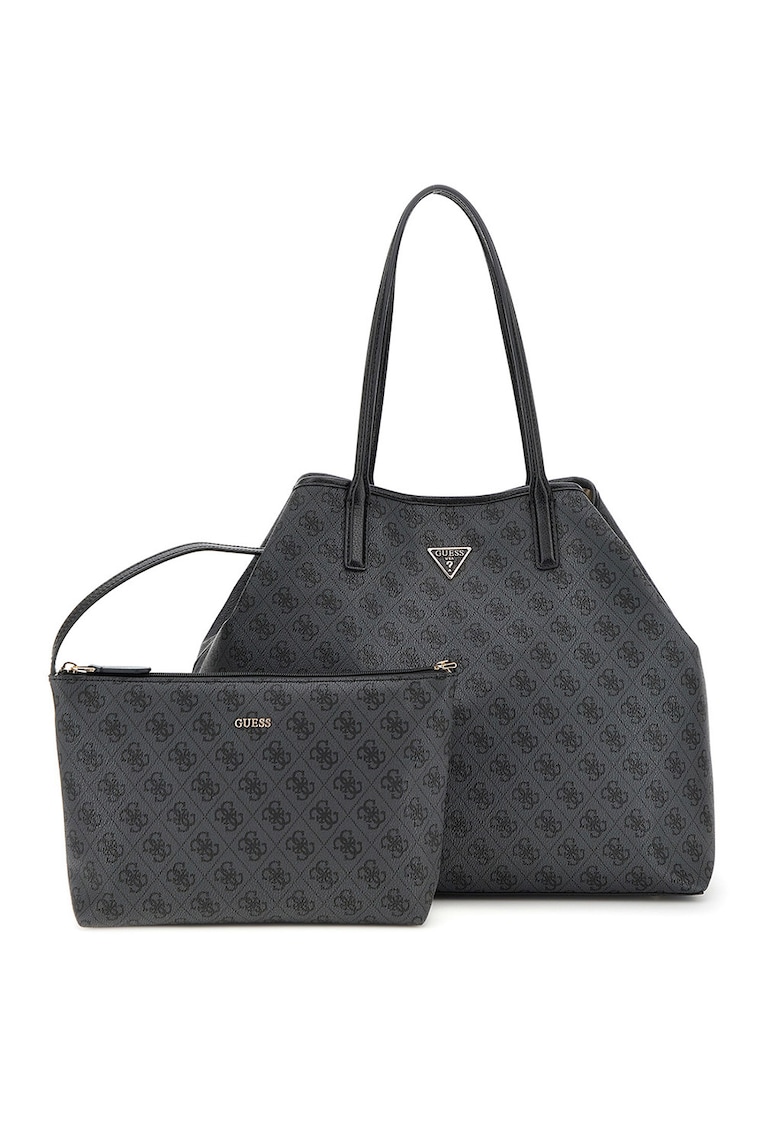 Geanta shopper cu imprimeu logo Erica