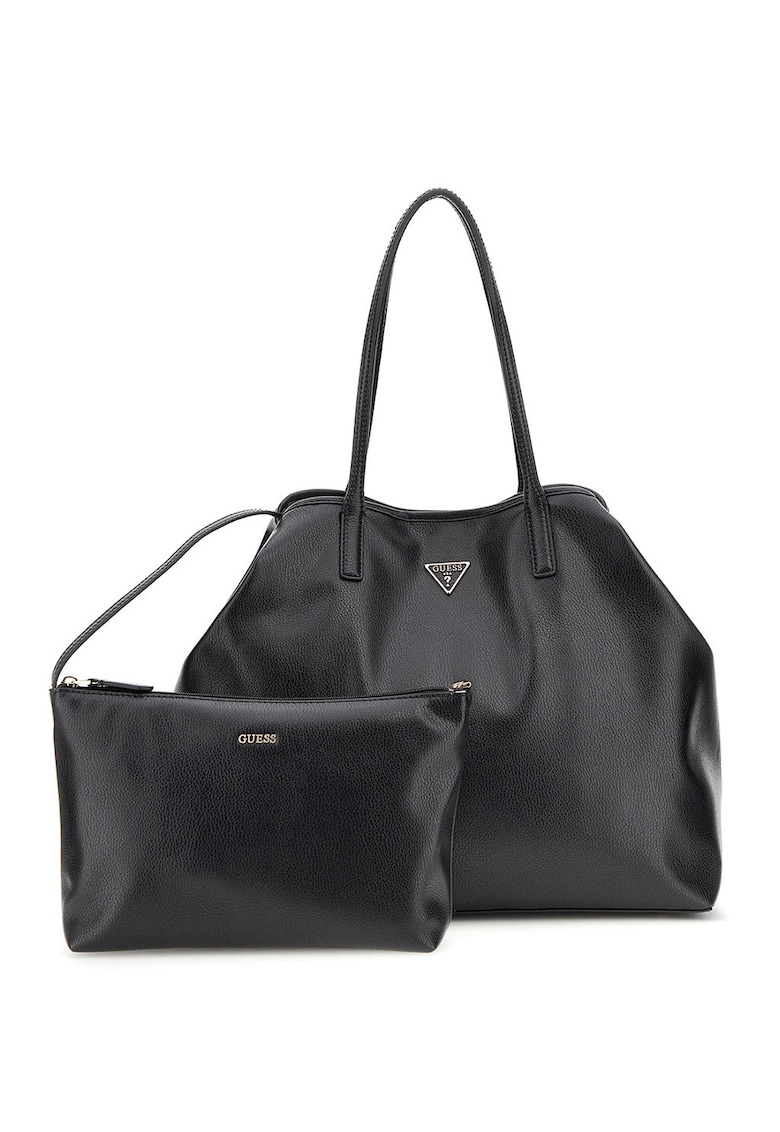 Set de geanta shopper de piele ecologica si etui Mietta