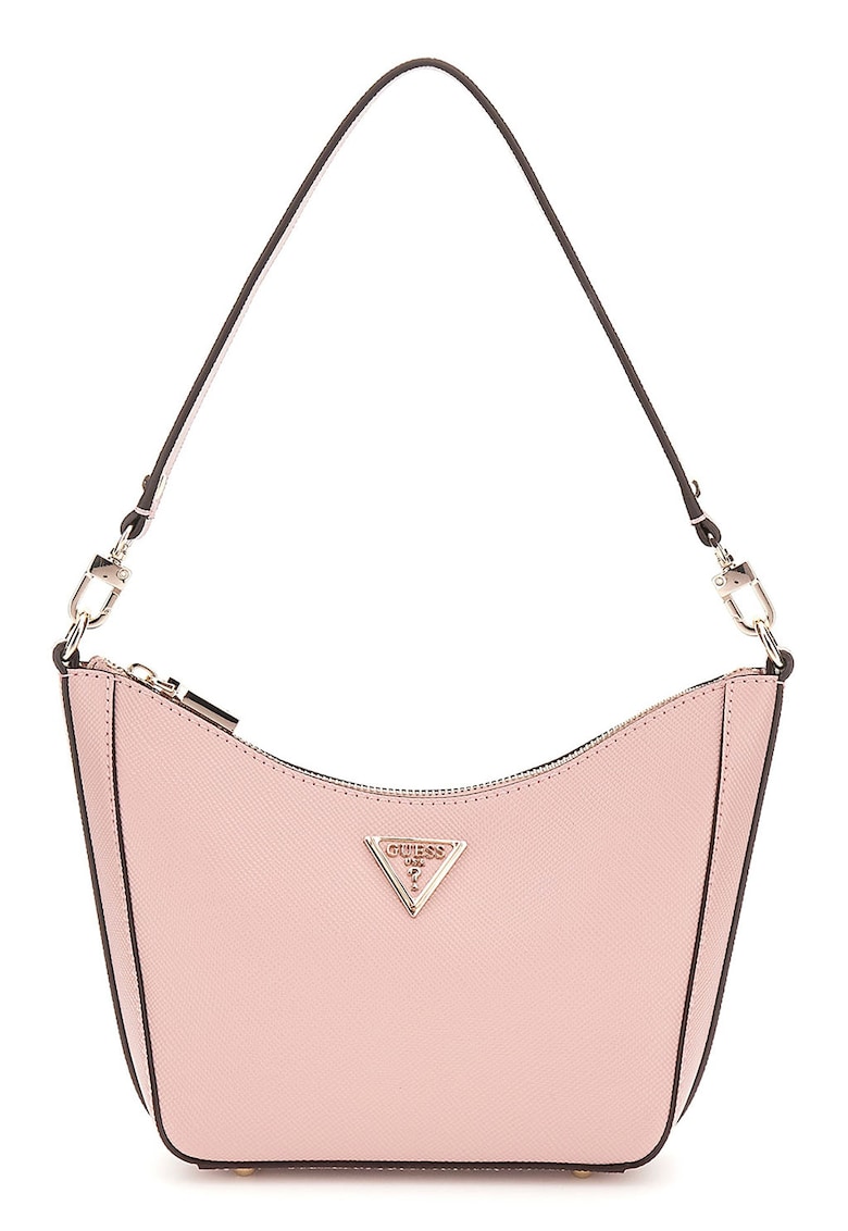 Geanta crossbody de piele ecologica cu textura saffiano Gloriana