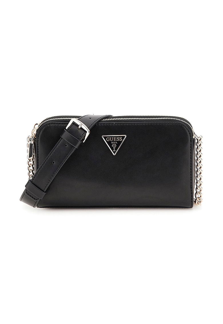 Geanta crossbody cu bareta din lant Daryna - Negru